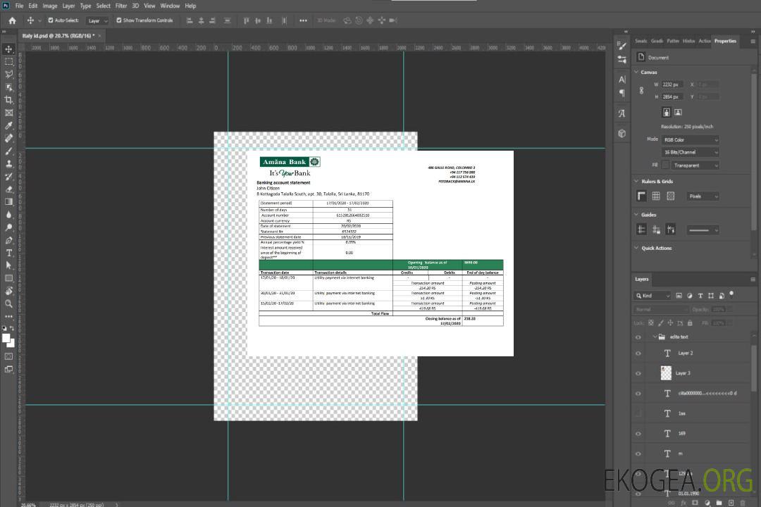Modèle de relevé de preuve d'adresse de la banque Amana du Sri Lanka au format Word et PDF template Modèle de relevé de preuve d'adresse de la banque Amana du Sri Lanka au format Word et PDF template
